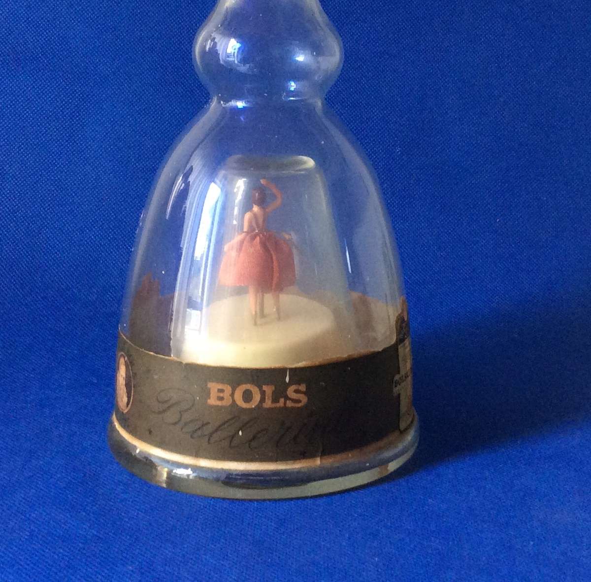 vintage Collector Bols Liqueur Dancing Ballerina / Music Box Bottle / Decanter