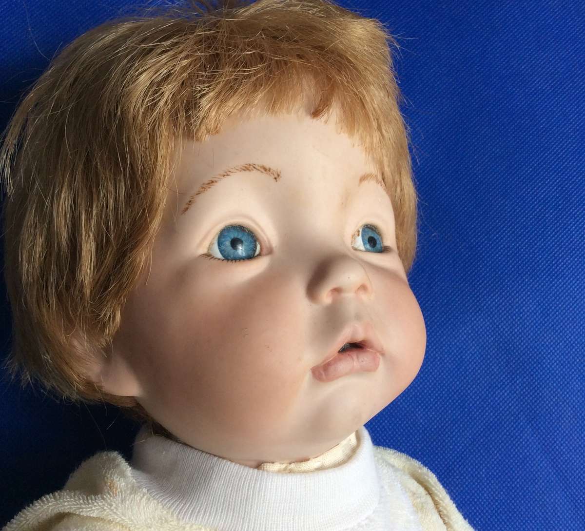 Vintage Porcelain Baby Doll - Little Boy
