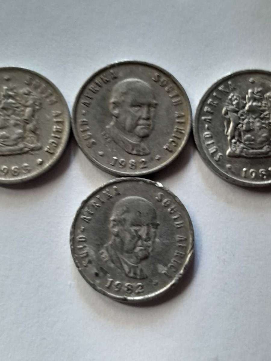 South African 5 cent coins - 29 Coins