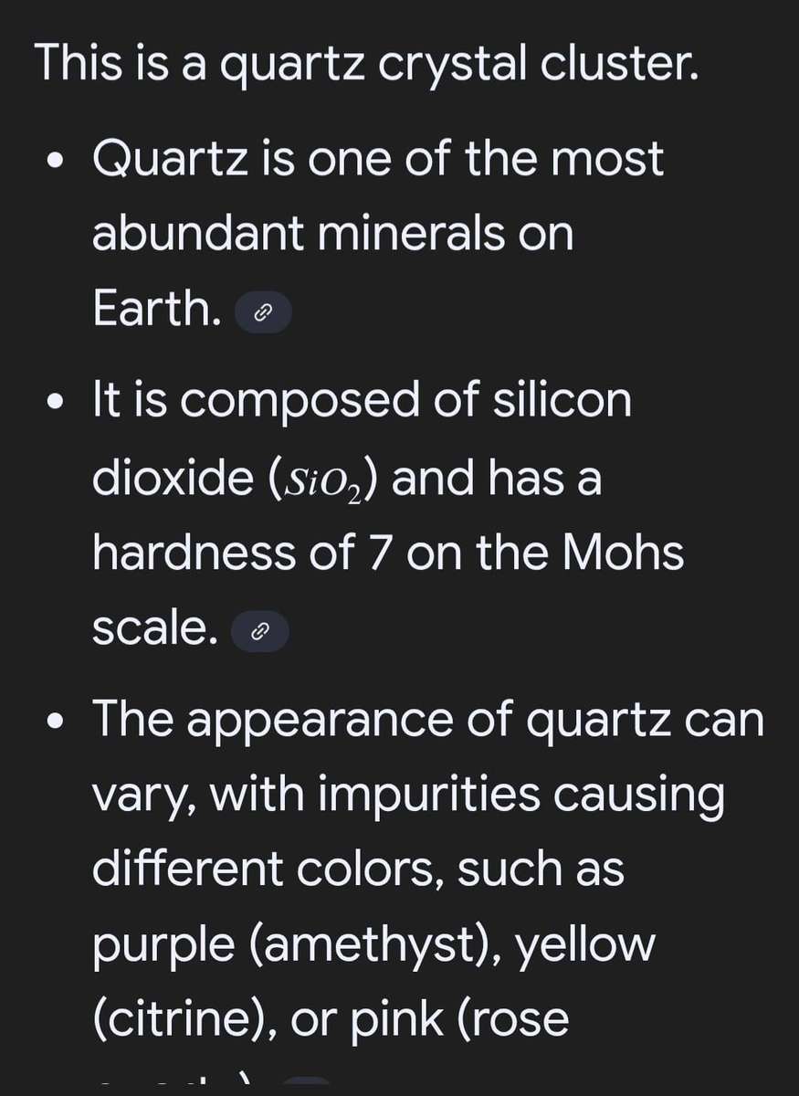 Quartz Cryatal Cluster  Specimen