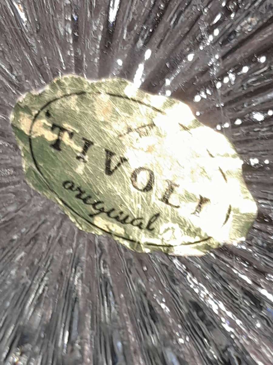 Trivoli Original Vintage Diamond Cut Crystal Ships Decanters with silver Plate Mountings