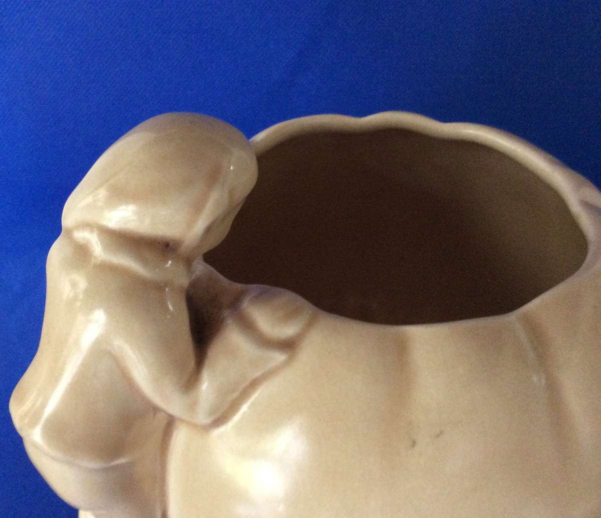 Vintage Sylvac Ceramic Gnomes and  Mushroom Vase