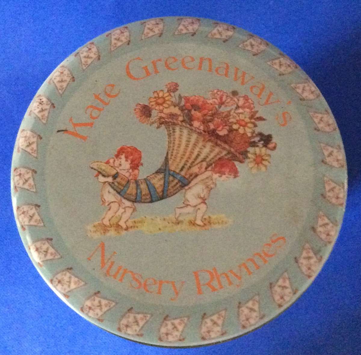 Vintage Kate Greenaway's Nursery Rhyme Baby Keepsake Capsule