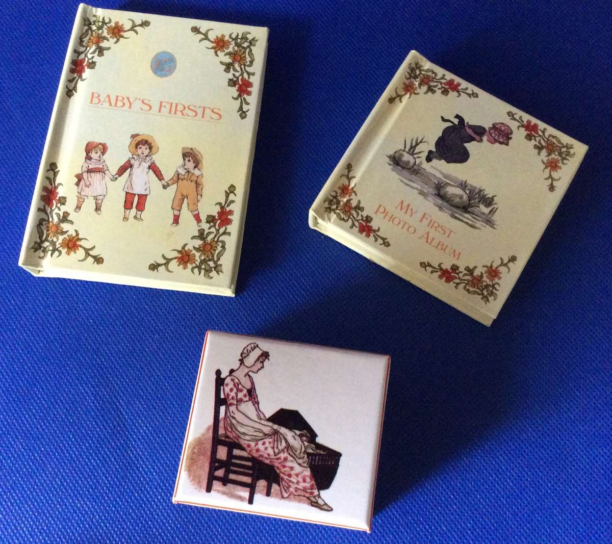 Vintage Kate Greenaway's Nursery Rhyme Baby Keepsake Capsule