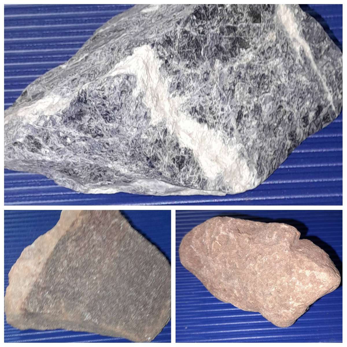 Sandstone, Serpentine and Fossilized Rock Specimens