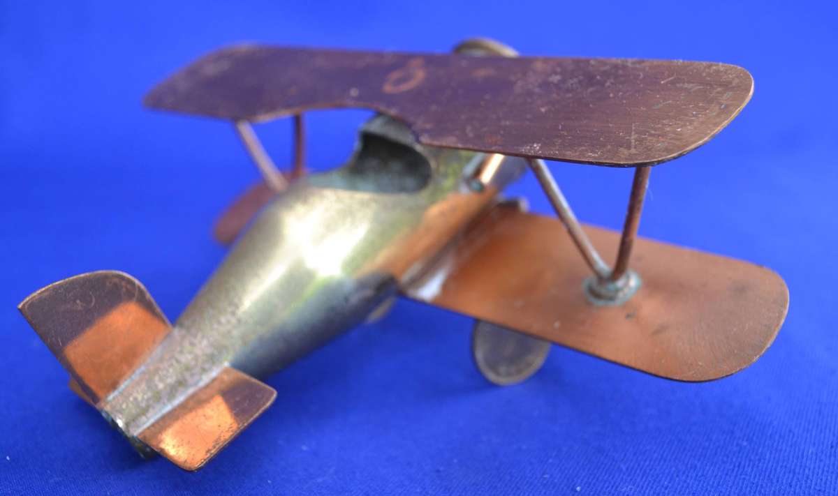 Royal Sable Copper Zimbabwe - Tranch Art  Style Biplane