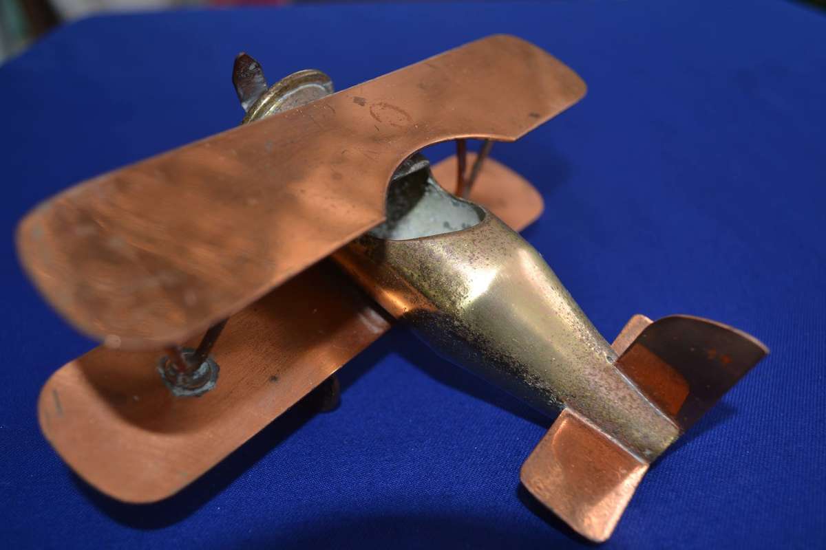 Royal Sable Copper Zimbabwe - Tranch Art  Style Biplane