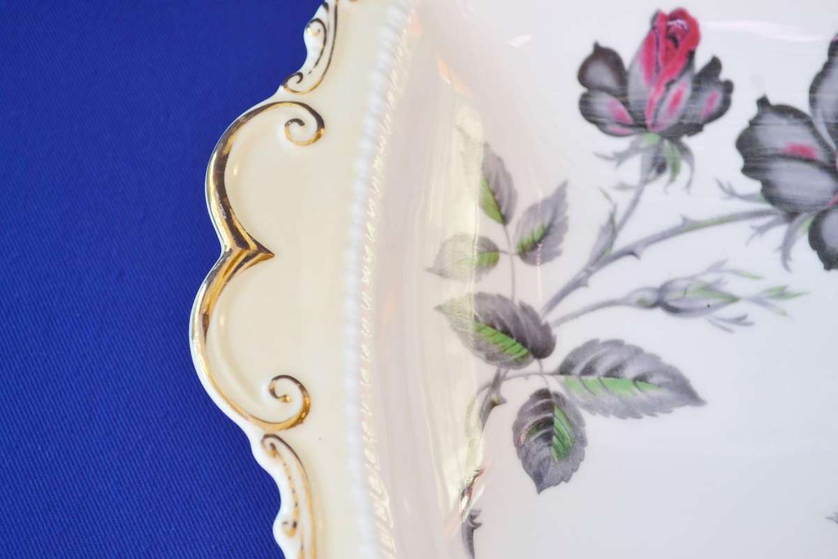 Royal Albert Masquerade Rectangular bowl / Trinket Dish  Vintage