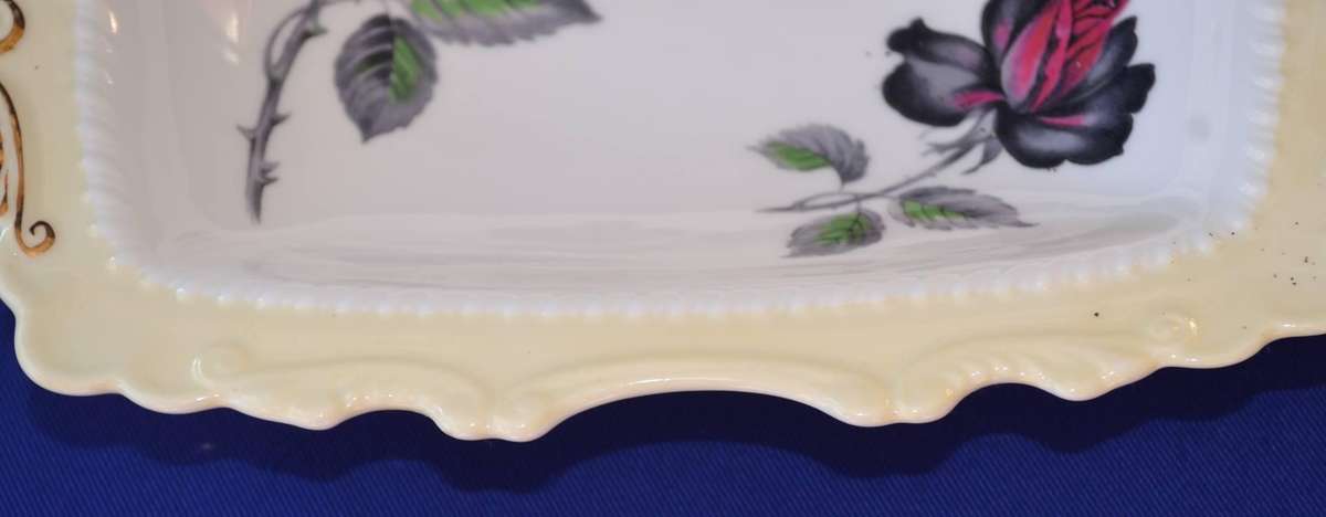 Royal Albert Masquerade Rectangular bowl / Trinket Dish  Vintage