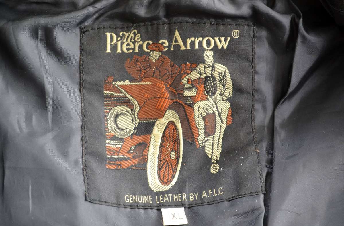 Genuine Vintage Pierce Arrow Leather Vest