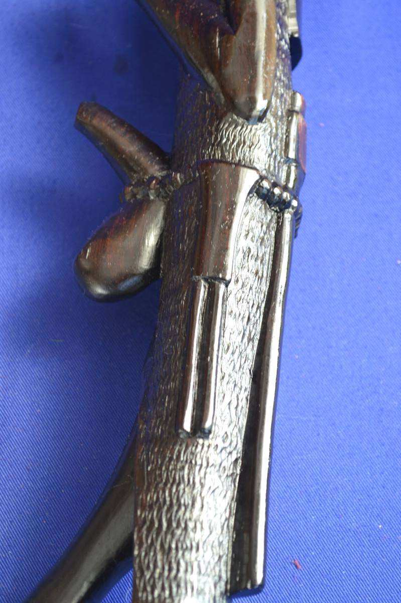 Pair of Vintage Ebony Hand Carved African Figures