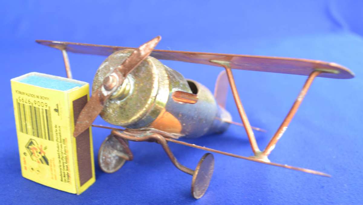Royal Sable Copper Zimbabwe - Tranch Art  Style Biplane