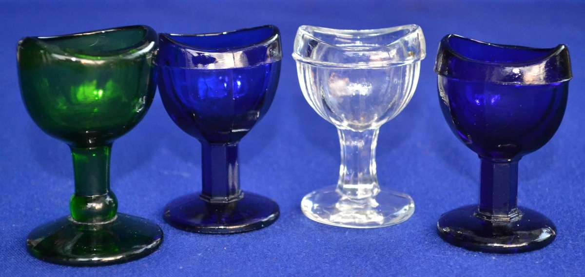 Vintage Eye Bath on Pedestal x 4
