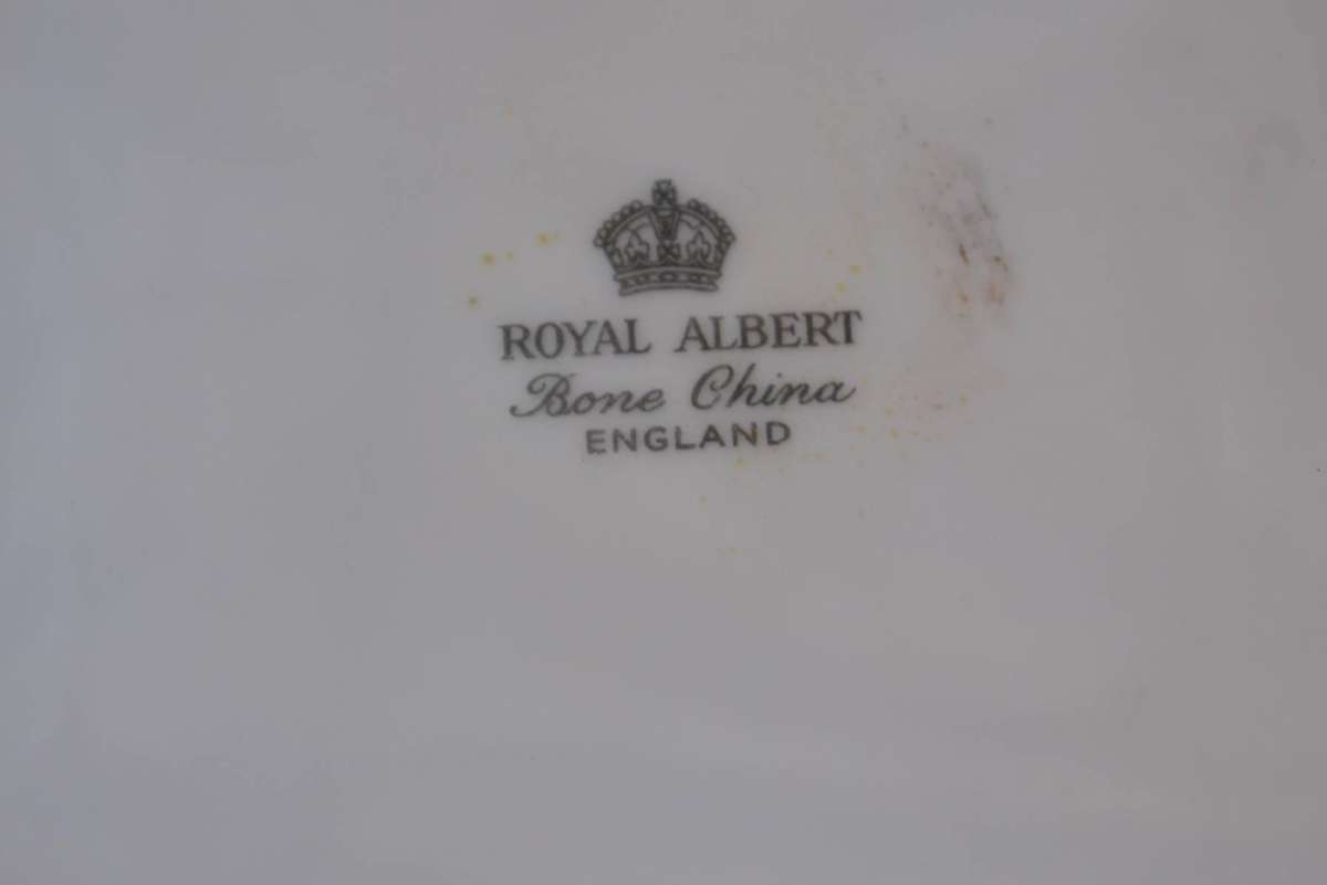 Royal Albert Masquerade Rectangular bowl / Trinket Dish  Vintage