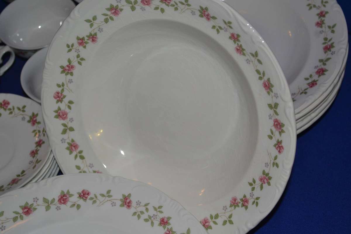 Pontessa Ironstone Spain - Part Dinner Service  49 Pieces 1970s