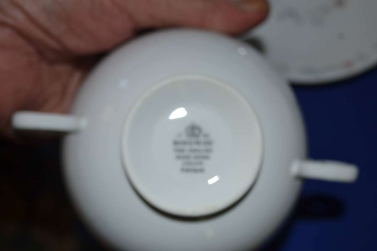 Vintage Ridgway Bone China Items 6 Pieces in the Pavan Pattern