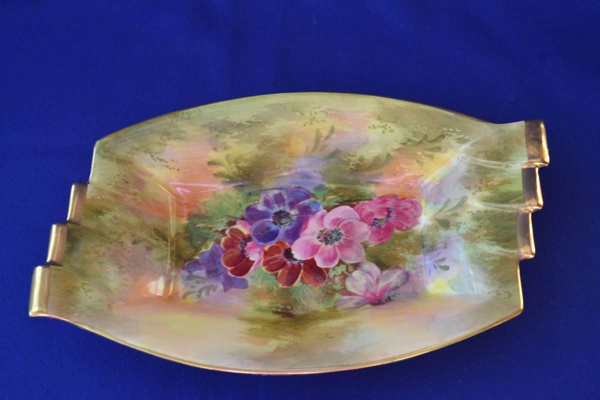 Royal Winton Grimwades Hand Painted Dish - Vintage c1930's