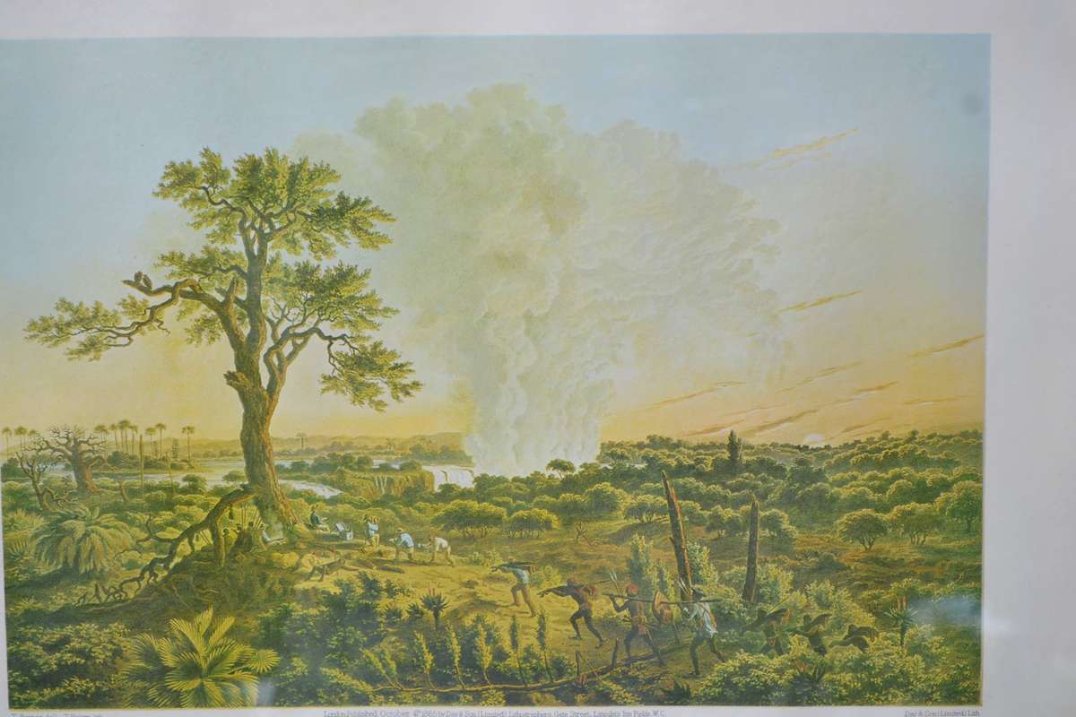 Thomas Baines "The Falls By Sunrise"