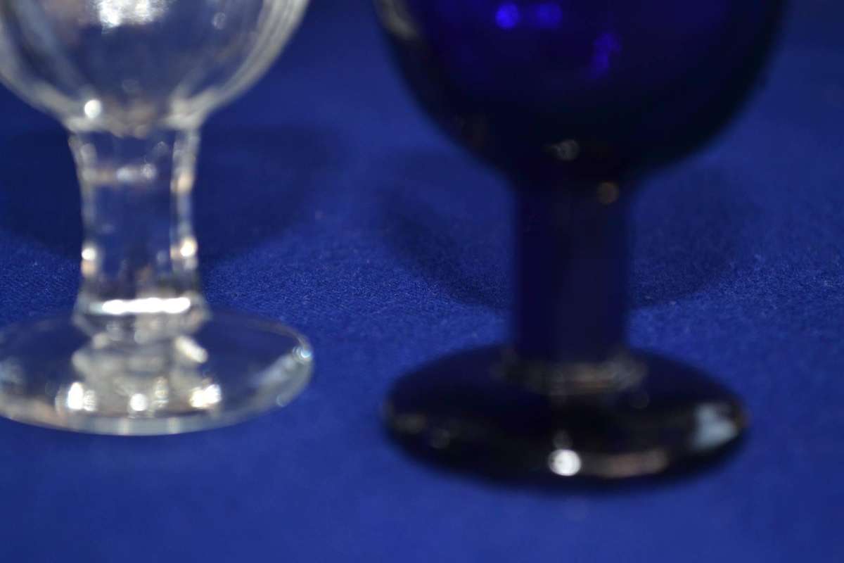 Vintage Eye Bath on Pedestal x 4