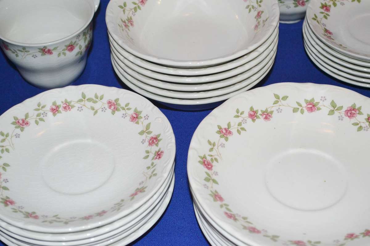 Pontessa Ironstone Spain - Part Dinner Service  49 Pieces 1970s