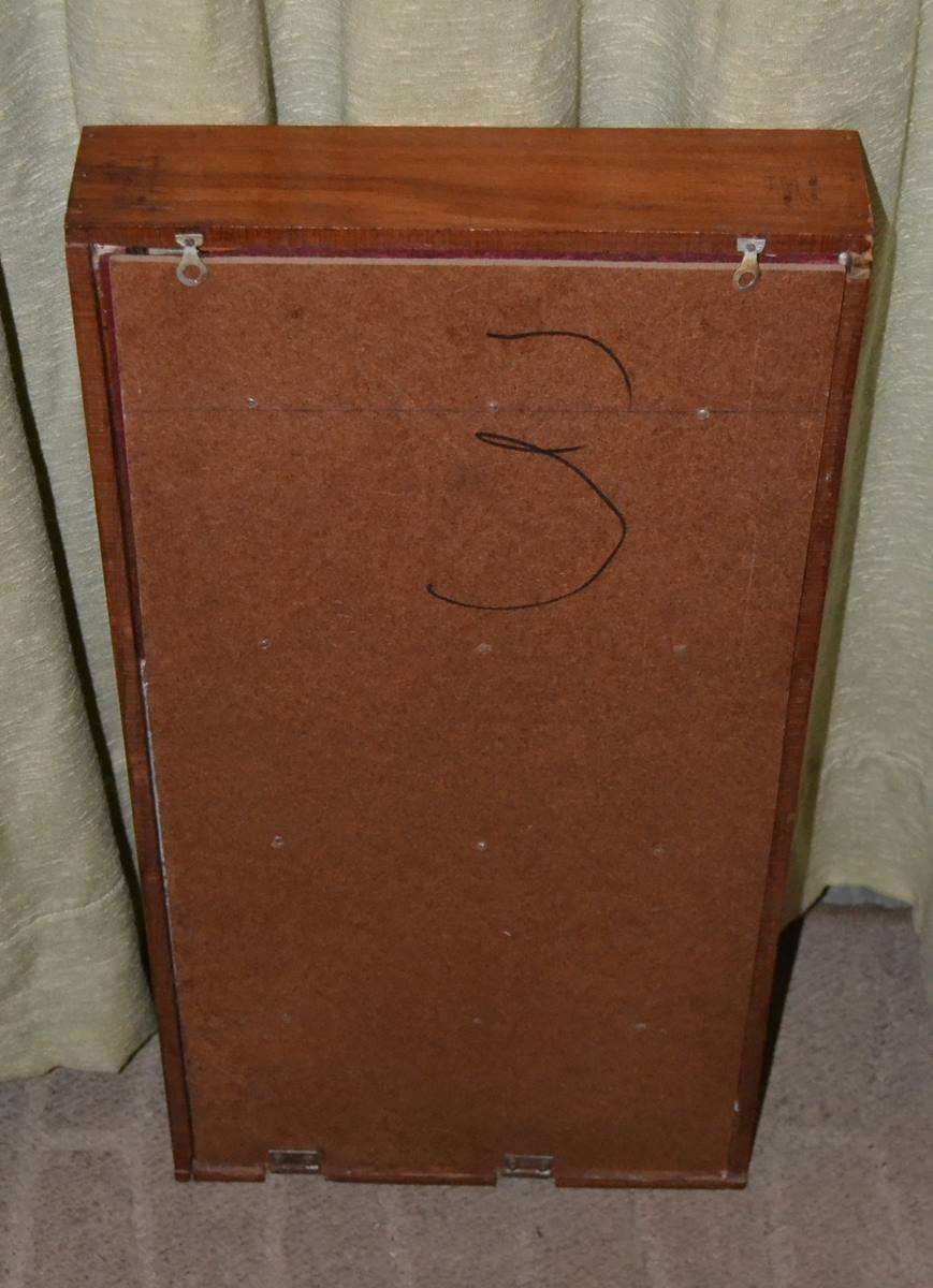 Collection of  Vintage Souvenir / Collectable Spoons in Display Case