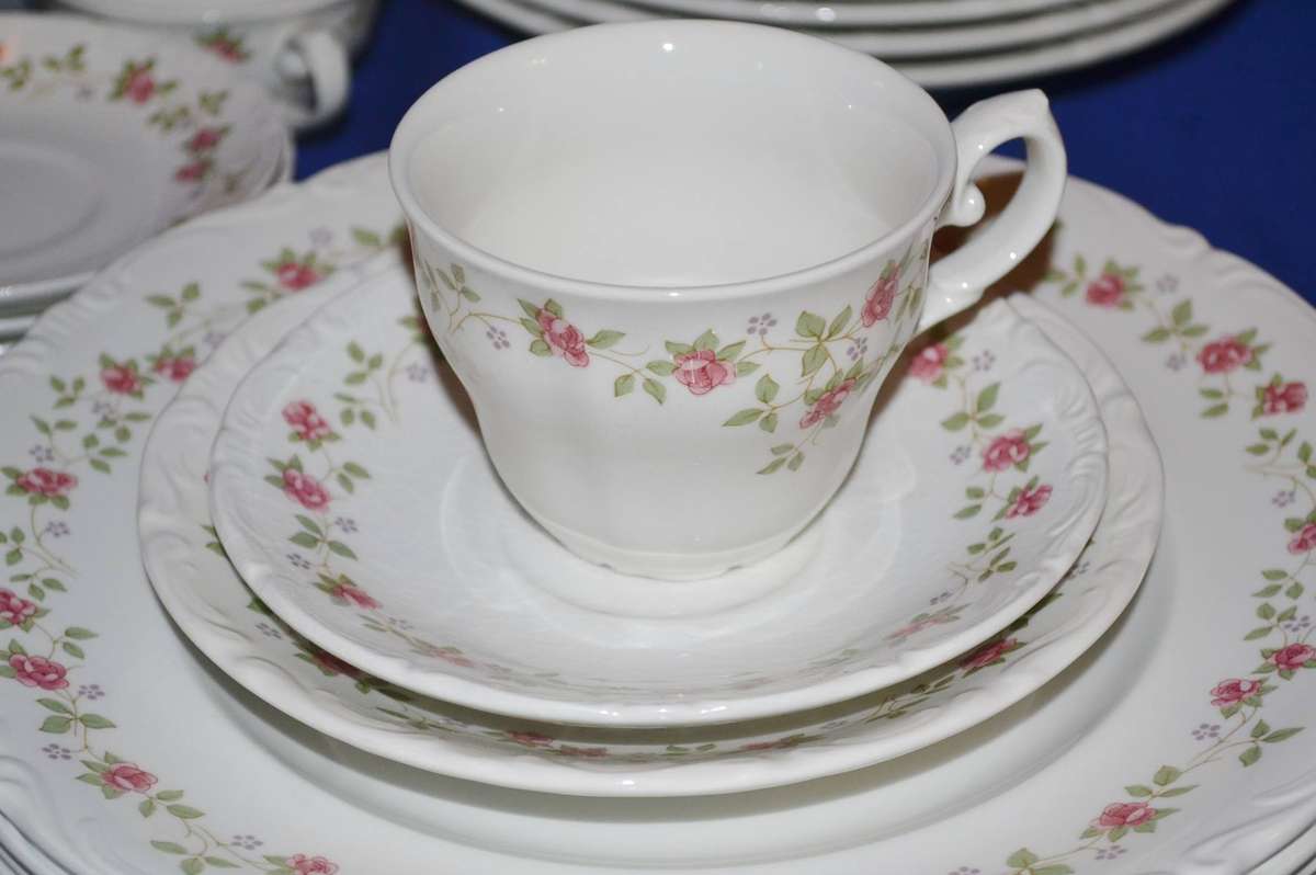 Pontessa Ironstone Spain - Part Dinner Service  49 Pieces 1970s