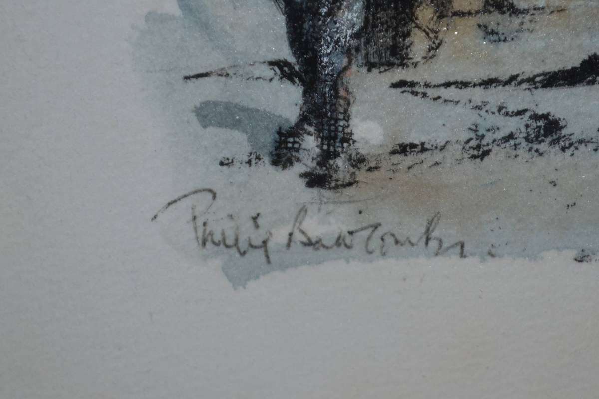 Philip Bawcombe Mixed Media "Adam Leslie Theatre" - Framed behind Glass