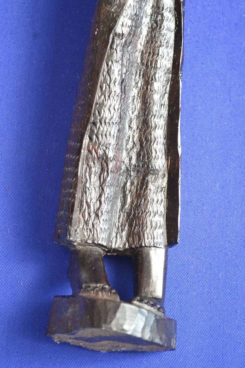 Pair of Vintage Ebony Hand Carved African Figures