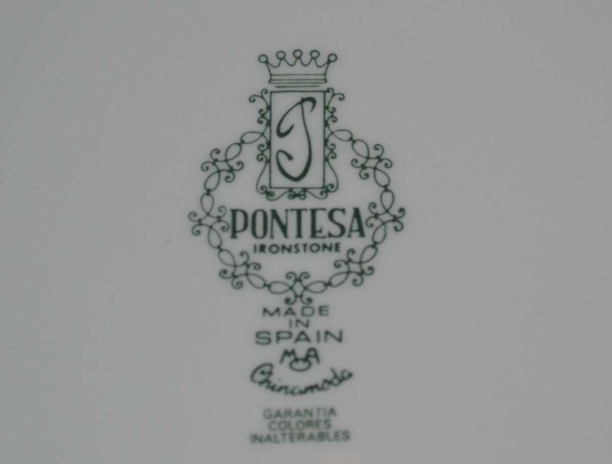 Pontessa Ironstone Spain - Part Dinner Service  49 Pieces 1970s