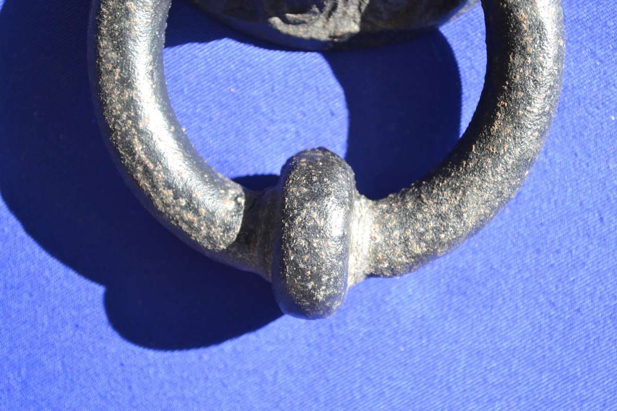 Antique Metal  Lion Head Door Knocker