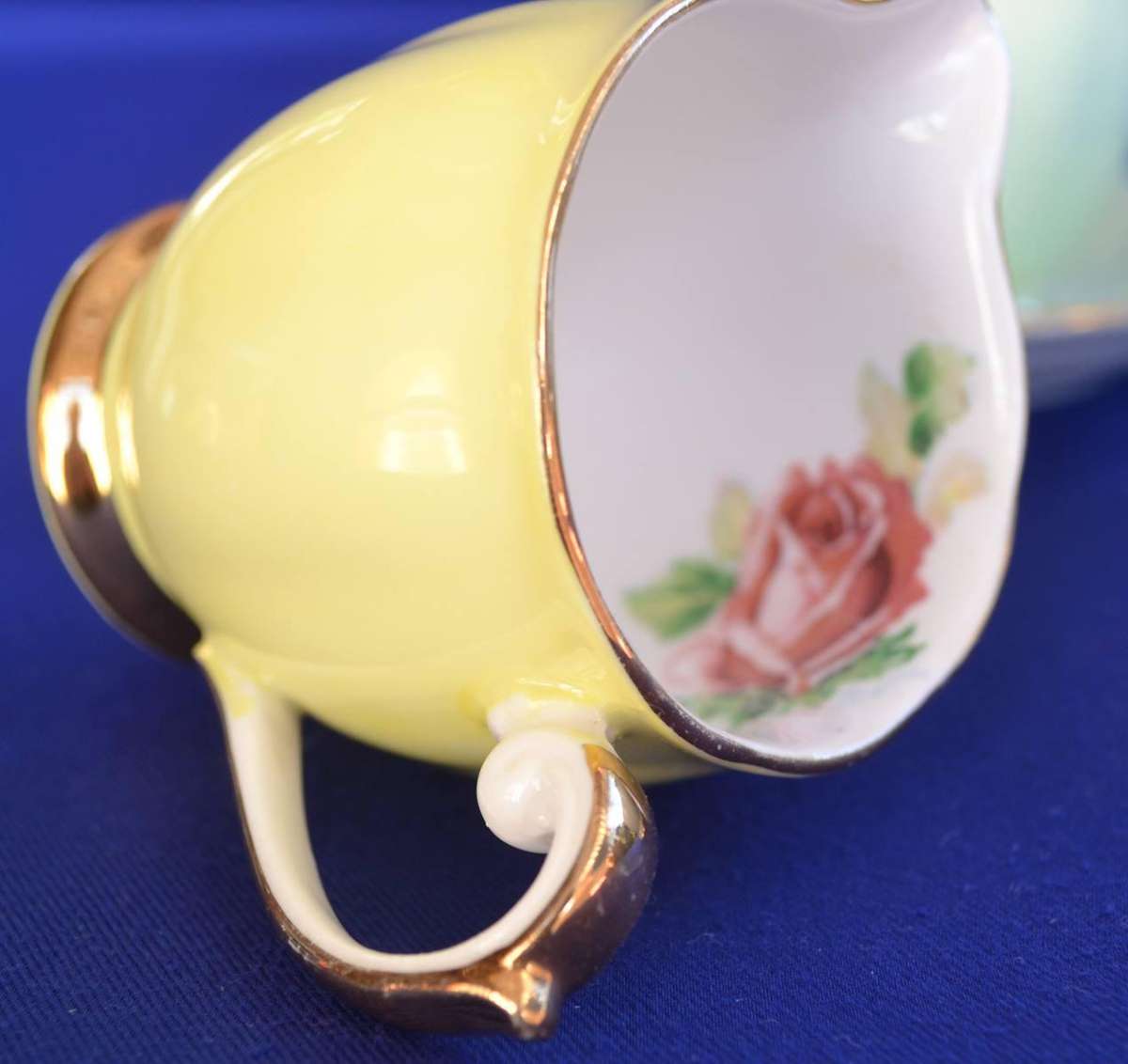 Queen Anne Duo, Sugar Bowl and Creamer - Vintage