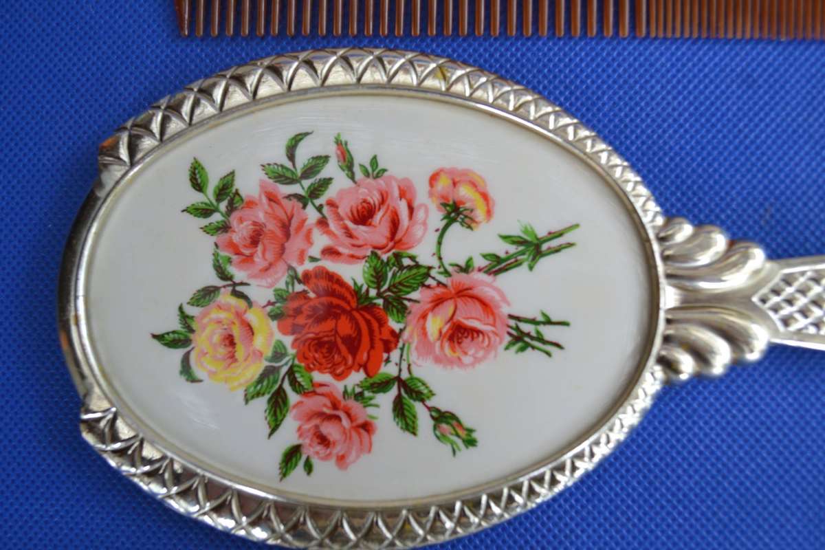 Vintage 3 Piece Dressing Table Set-1960s