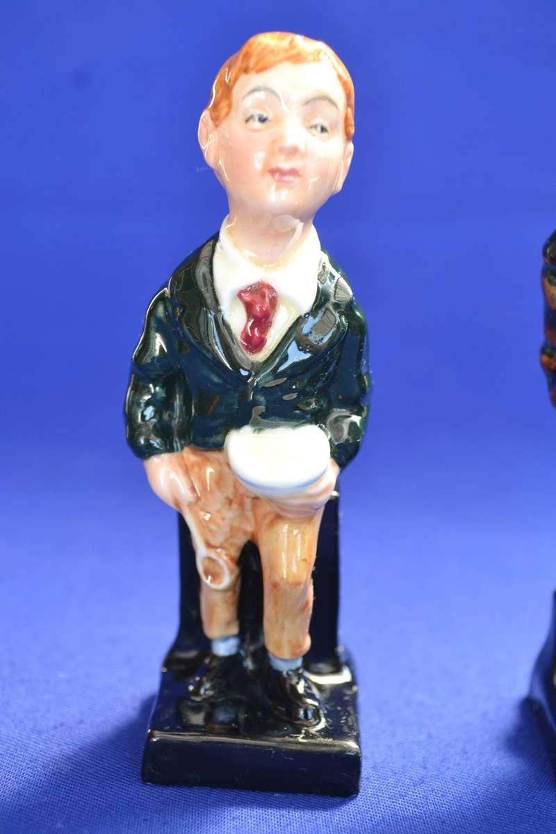 Royal Doulton Miniature Figurines - Oliver Twist and Fagan