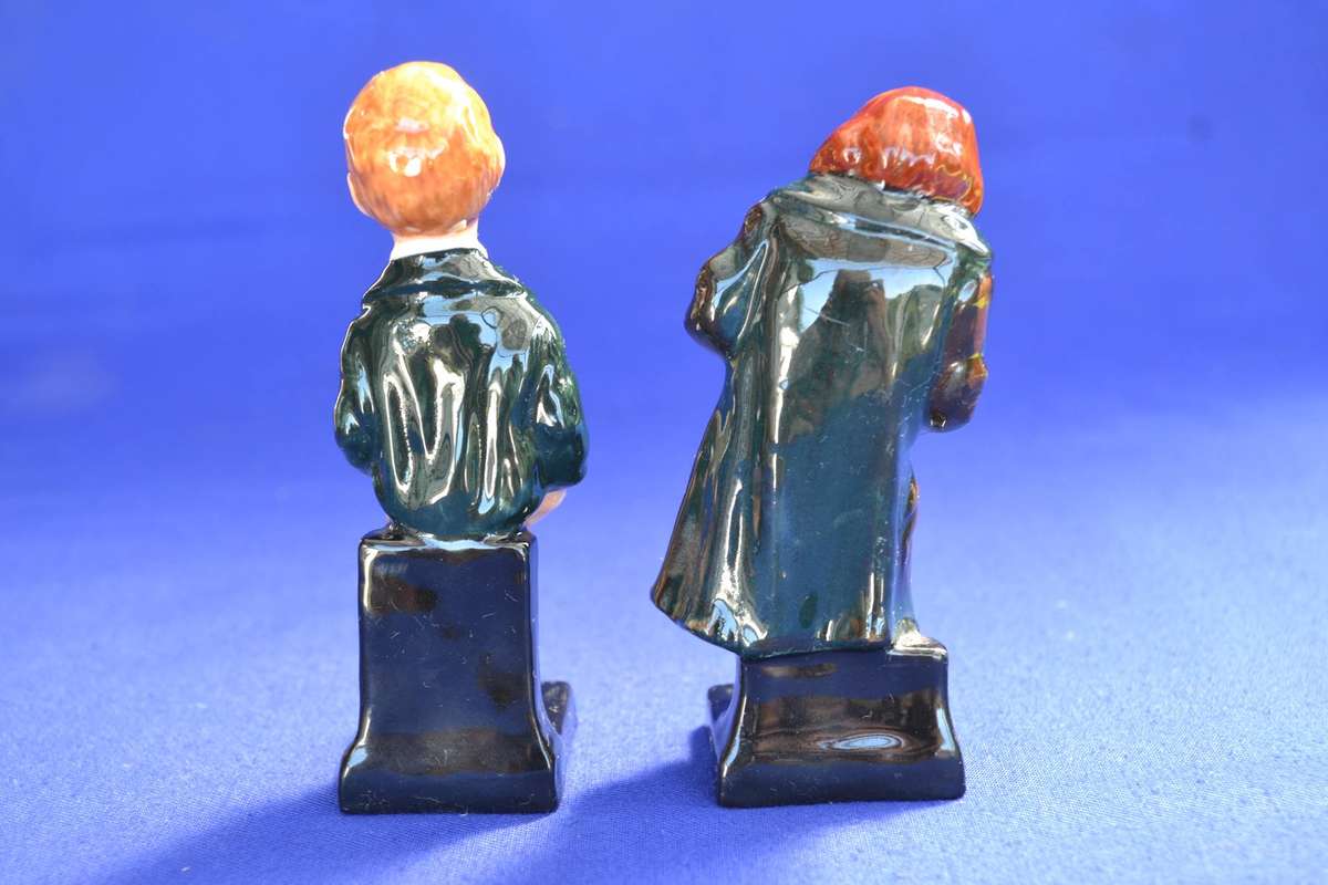 Royal Doulton Miniature Figurines - Oliver Twist and Fagan