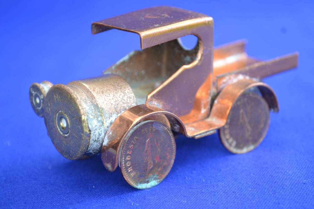 Royal Sable Copper Zimbabwe - Trench Art Style Pick-Up Truck