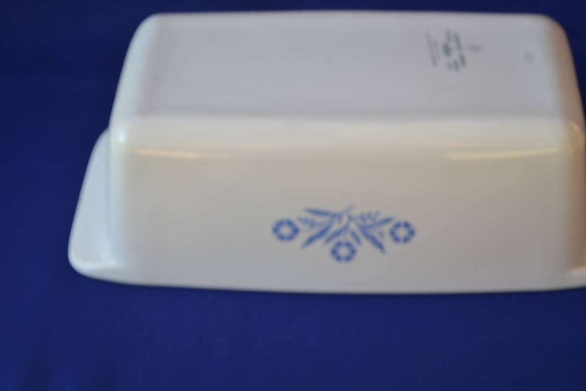 Vintage Corning Ware Cornflower  Blue Loaf Pan
