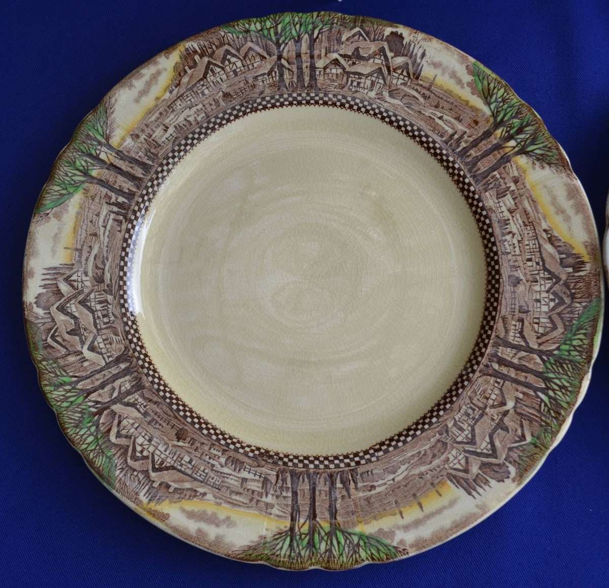 Vintage Art Deco Cake Plates - Various Makers - 3 Pieces