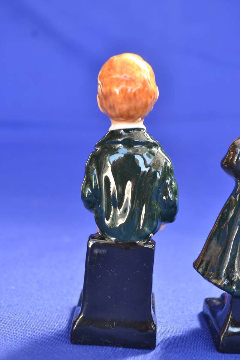 Royal Doulton Miniature Figurines - Oliver Twist and Fagan