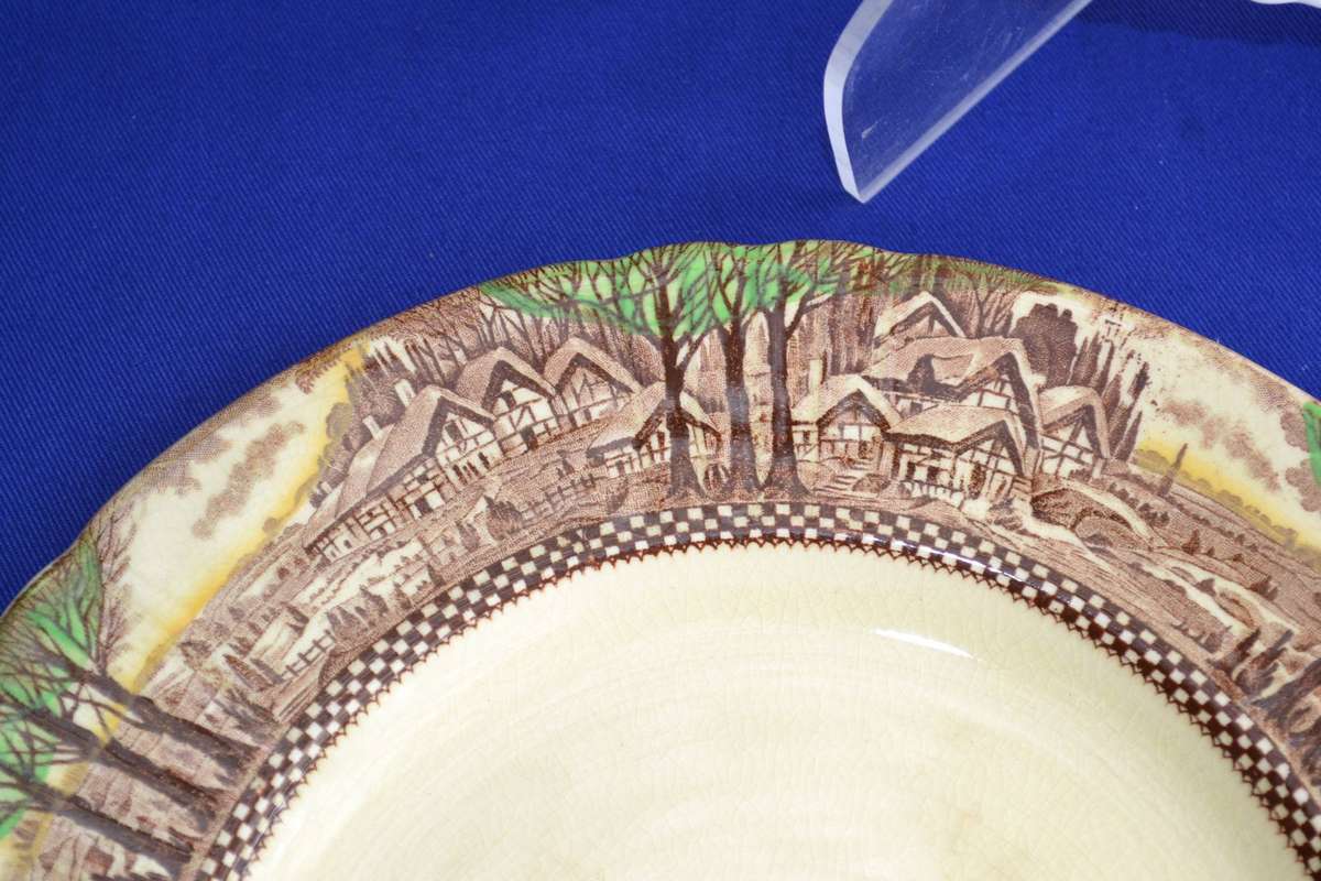 Vintage Art Deco Cake Plates - Various Makers - 3 Pieces