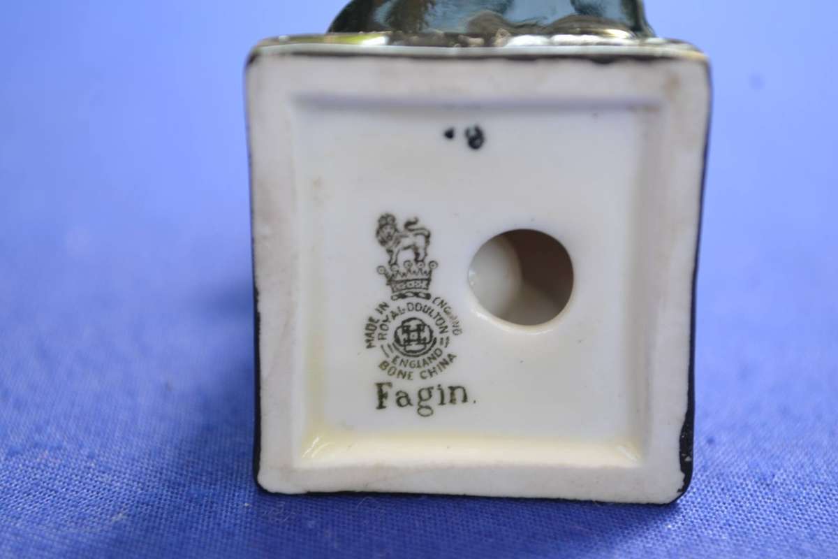 Royal Doulton Miniature Figurines - Oliver Twist and Fagan