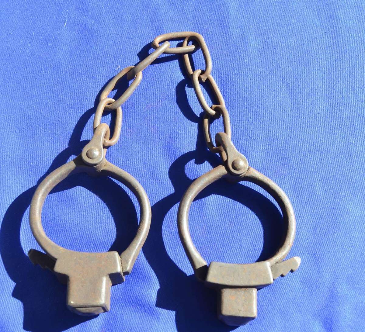 Antique Adjustable Prison Shackles 19thC- East African