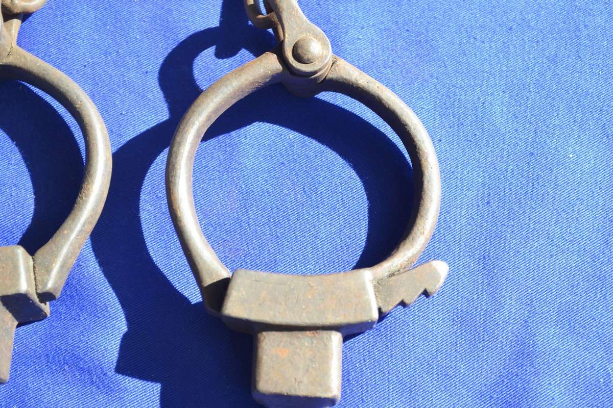 Antique Adjustable Prison Shackles 19thC- East African
