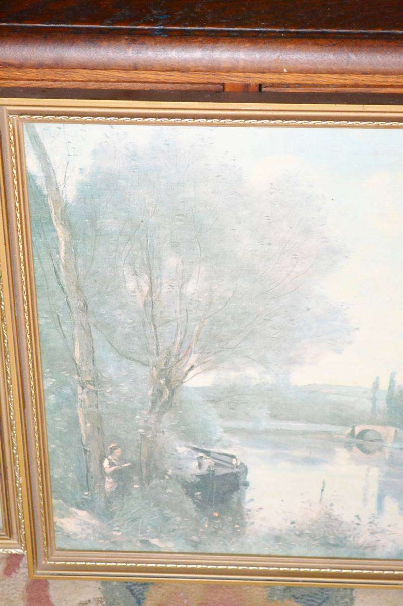 Set of Three Vintage Original Paintings