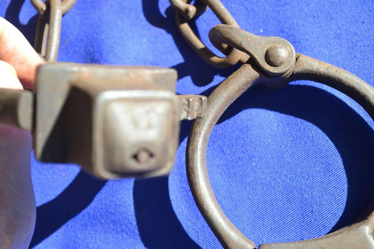 Antique Adjustable Prison Shackles 19thC- East African