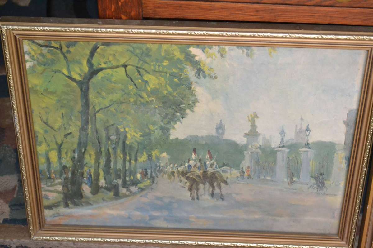 Set of Three Vintage Original Paintings