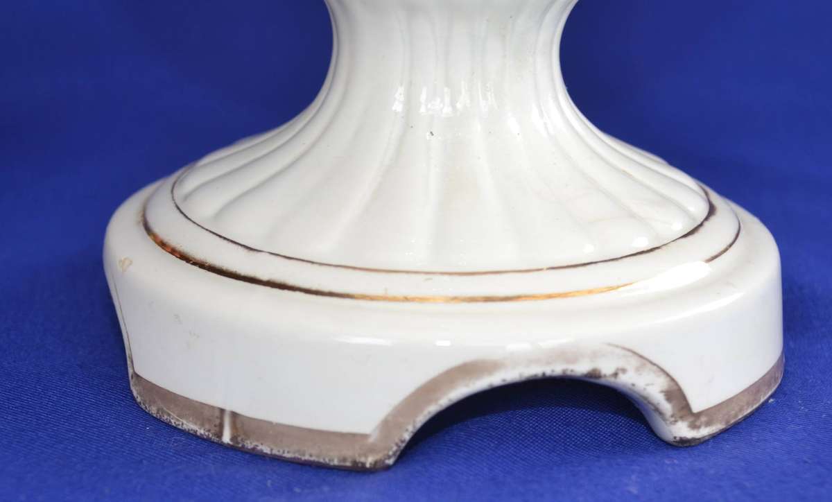 Large Vintage Capodimonte Vase Decorated in Relief