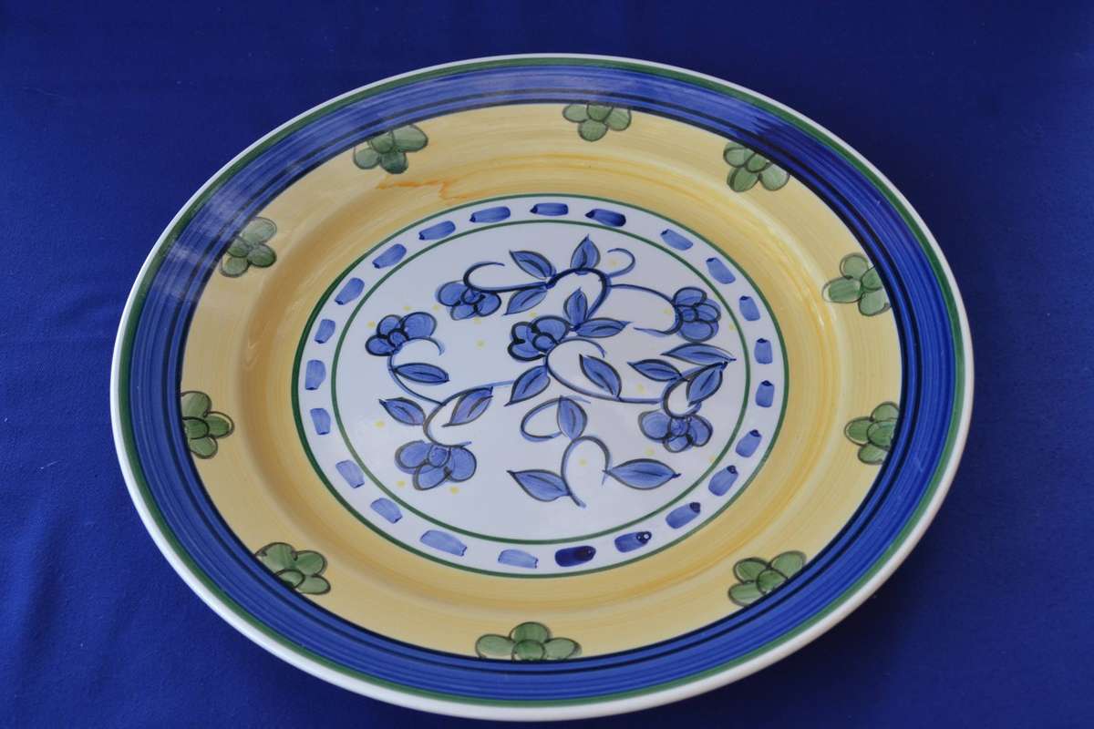 Maxwell  & Williams Hand Painted Charger Plate - Florentine