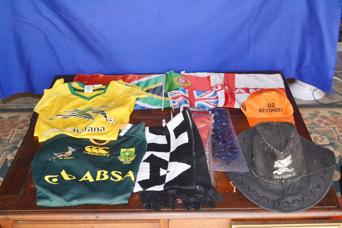 Collection of Sports Memorabilia, Supporters Shirts, Hat etc