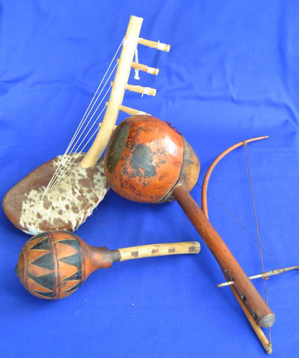 Vintage Hand Crafted African Musical instruments