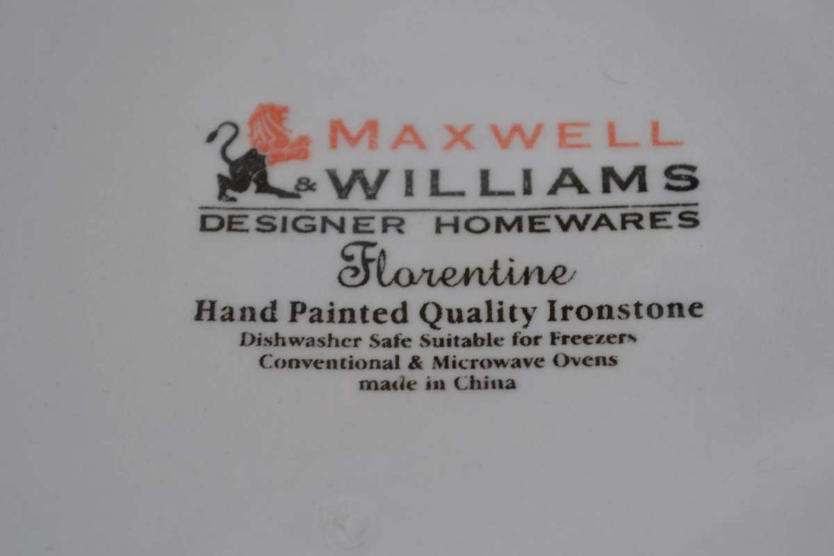 Maxwell  & Williams Hand Painted Charger Plate - Florentine